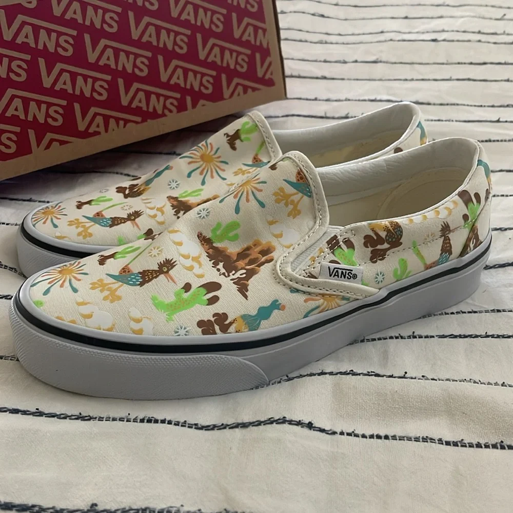 Vans slip ons - get outdoors marshmallow